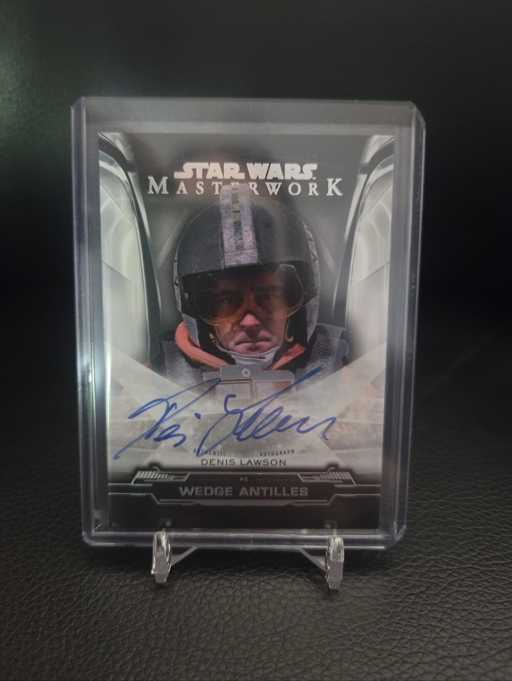 2019 Topps Star Wars Masterwork Denis Lawson as Wedge Antilles Autograph
